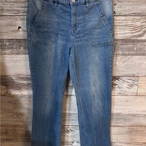 NWT Nicole Miller Blue Boot Cut Jeans